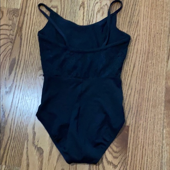 Ainslie Wear Black w/lace Ballet Leotard-sz Petite - Picture 2 of 10
